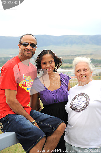 Image of African american family.