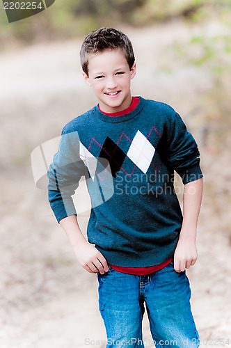 Image of Portrait of young boy