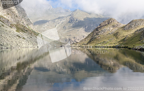 Image of Alpine lake