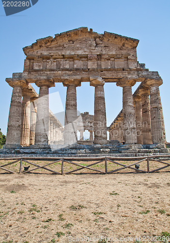 Image of Paestum temple - Italy