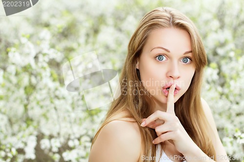 Image of Woman with surprised look