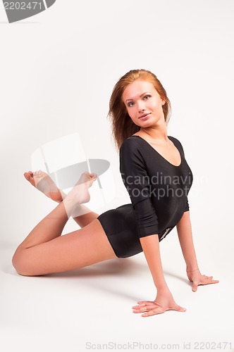 Image of flexible athletic woman