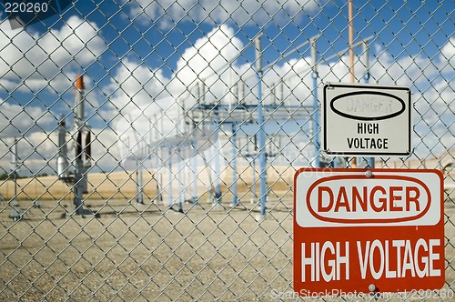 Image of High Voltage Sign