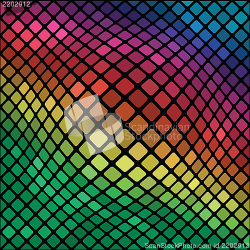 Image of multicolor mosaic background