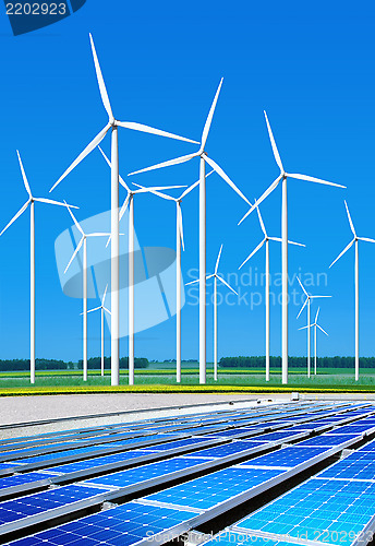 Image of environmentally benign wind turbines