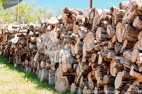 Image of Stack of firewood