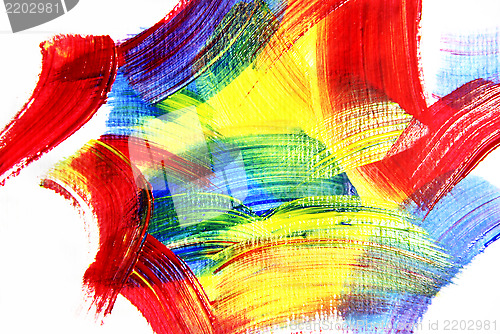 Image of Vivid playful strokes background  