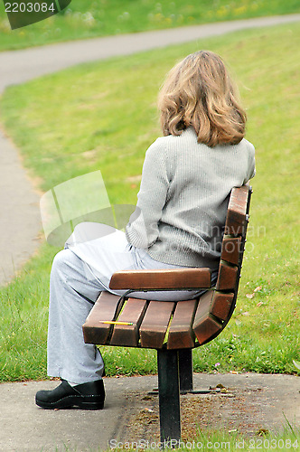 Image of Park bench.