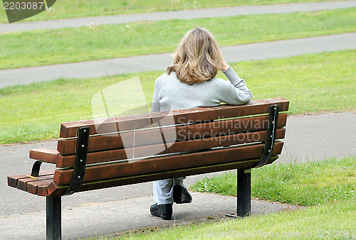 Image of Park bench.