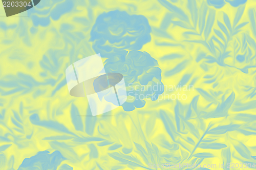 Image of Decorative flowers in the style of airbrushing