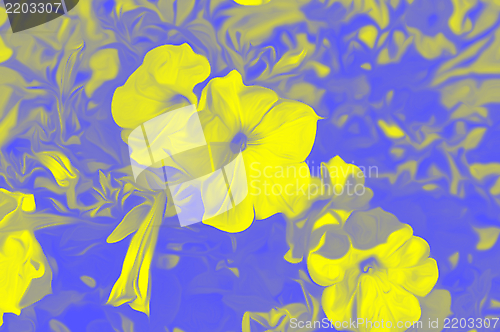 Image of Decorative flowers in the style of airbrushing