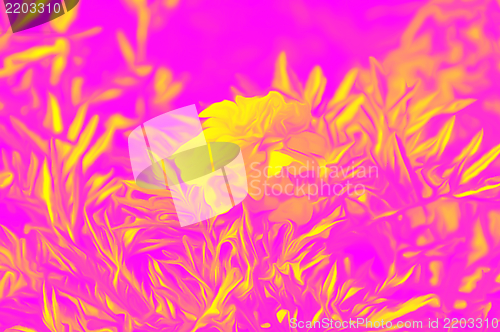 Image of Decorative flowers in the style of airbrushing