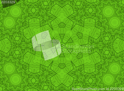 Image of Abstract green pattern