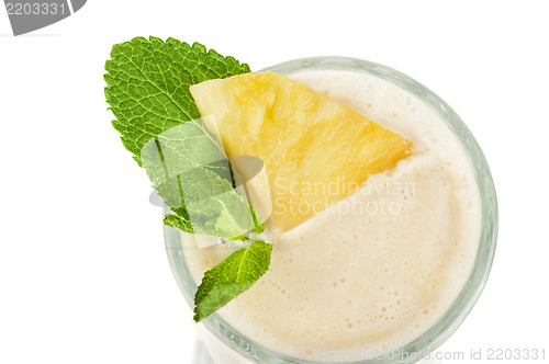 Image of pineapple milk cocktail