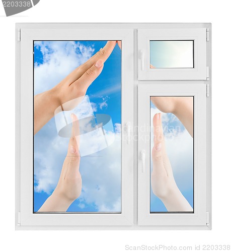 Image of Plastic window