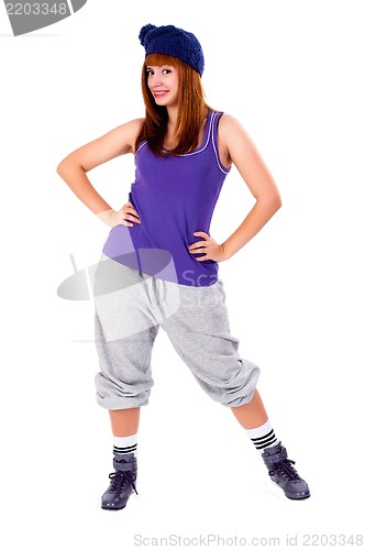 Image of Pretty hip-hop dancer