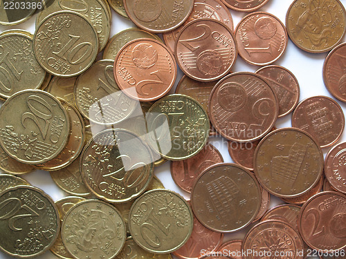 Image of Euro coins