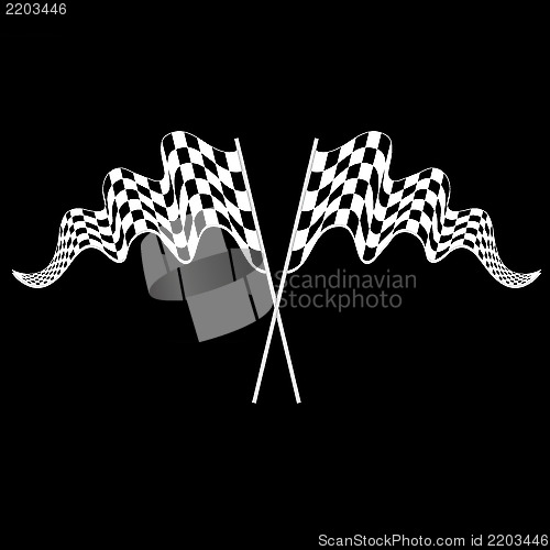 Image of Checkered Flags set