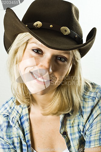 Image of pretty western woman