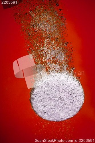 Image of Tablet in a water glass
