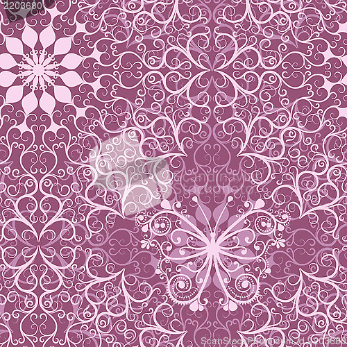 Image of Vintage pink seamless pattern