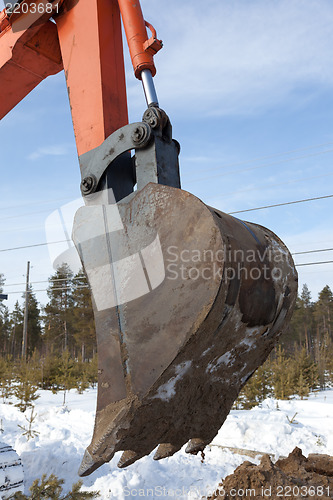 Image of Bucket hydraulic excavator