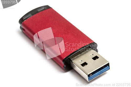 Image of USB Flash Drive isolated on white