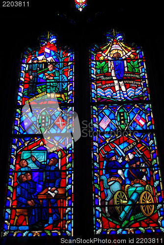 Image of Stained Glass Window from National Cathedral