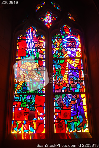 Image of Stained Glass Window from National Cathedral