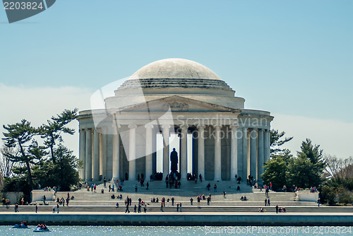 Image of Thomas Jefferson Memorial, in Washington, DC, USA