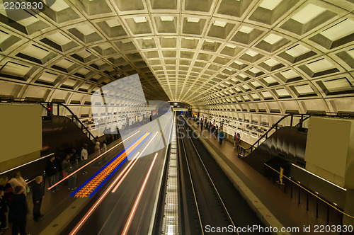 Image of Smithsonian metro station in Washington DC