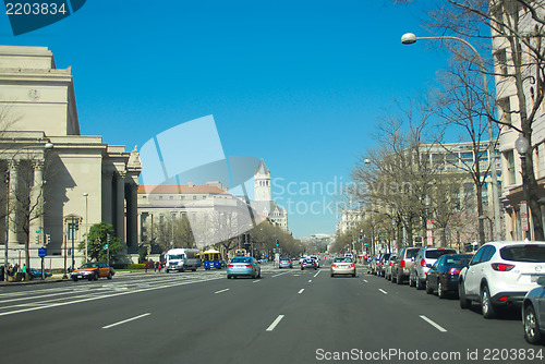 Image of streets of washington dc usa