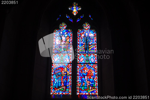 Image of Stained Glass Window from National Cathedral