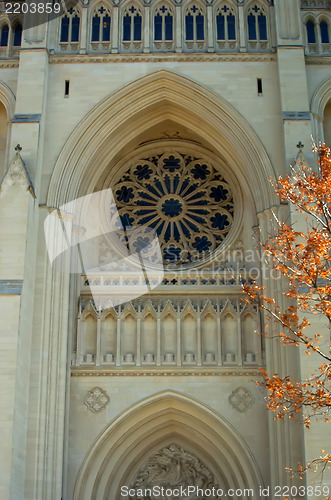 Image of national cathedral washington dc - april 5, 2013