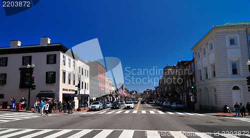 Image of georgetown washington dc streets