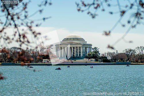 Image of Thomas Jefferson Memorial, in Washington, DC, USA