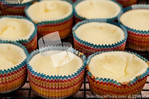 Image of Delicious vanilla cupcake with cream cheese