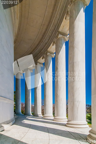 Image of Thomas Jefferson Memorial, in Washington, DC, USA