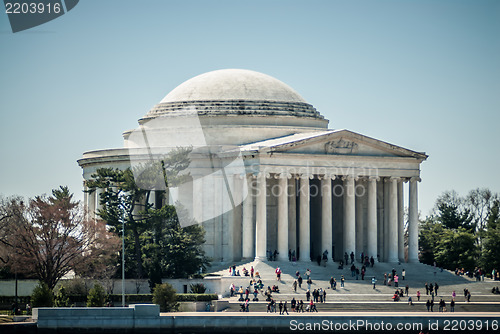 Image of Thomas Jefferson Memorial, in Washington, DC, USA
