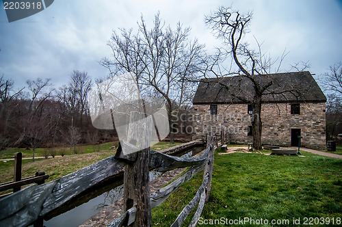 Image of old mill in washington dc at mount vernon