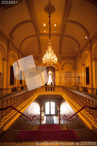 Image of Beautiful Staircase  Luxury Stairway Entry Architecture Stock Im