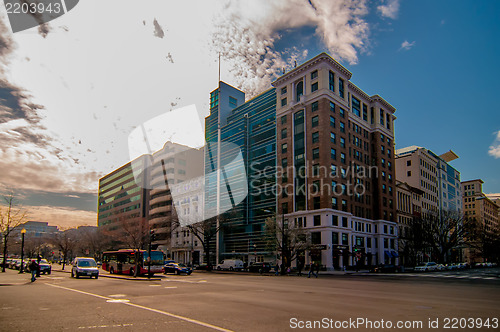 Image of streets of washington dc usa