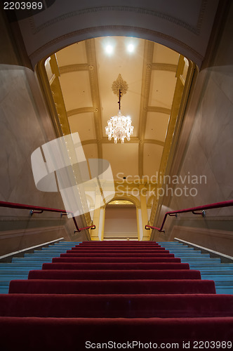 Image of Beautiful Staircase  Luxury Stairway Entry Architecture Stock Im