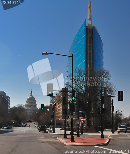 Image of streets of washington dc usa