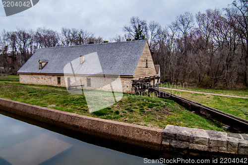 Image of old mill in washington dc at mount vernon