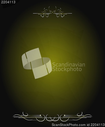 Image of Vintage background with golden elements