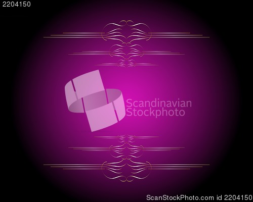 Image of elegant gold and red background or wallpaper with ribbon layout design