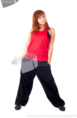 Image of Pretty hip-hop dancer