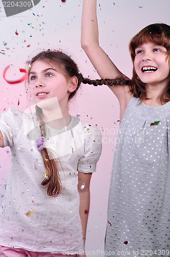 Image of children having fun and dancing