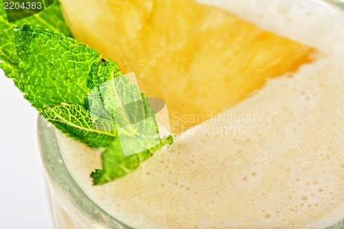 Image of pineapple milk cocktail